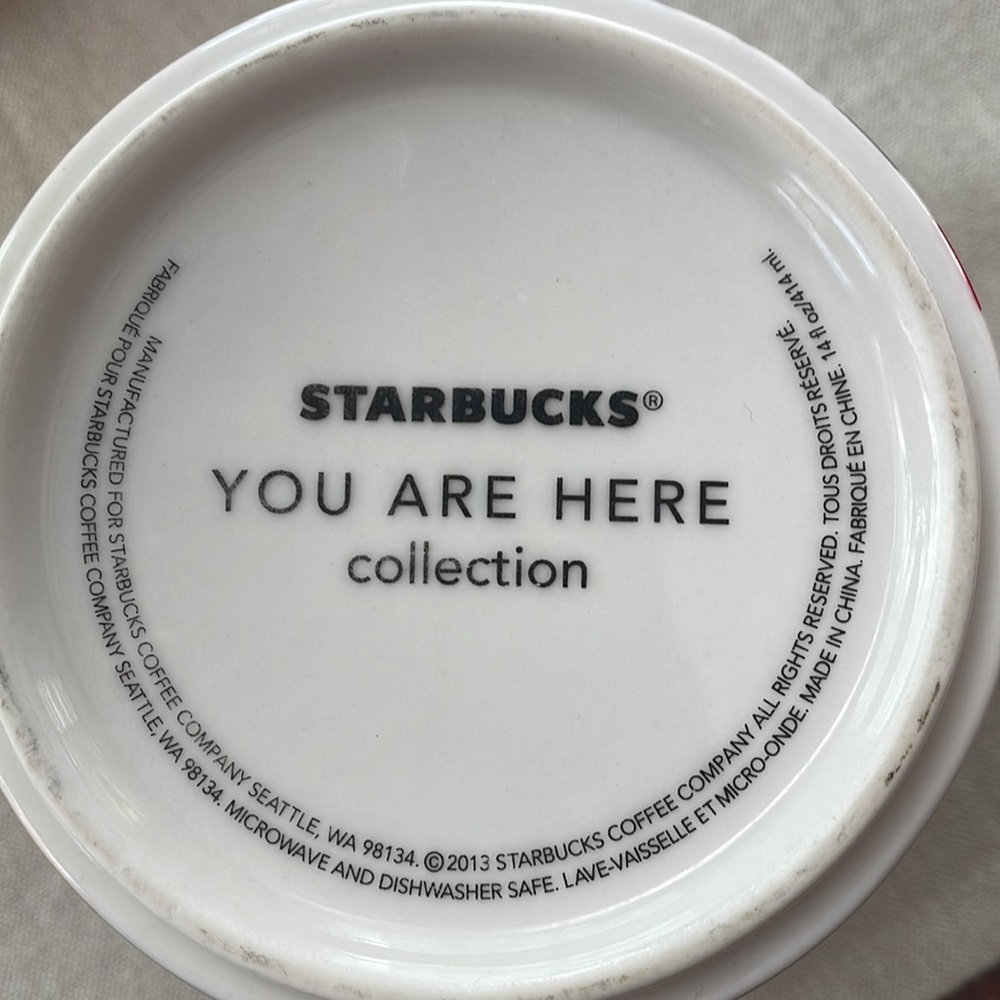 Starbucks YOU ARE HERE Collection Coffee Mug. PHILADELPHIA  EUC - LIKE NEW! - Picture 7 of 7